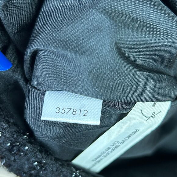 NWT Ann Taylor Black Sleeveless Sheath Dress Tweed Shimmer Bottom Petite 6 6P - Picture 12 of 12